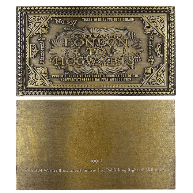 Bilet Fanattik Harry Potter Limited Edition Replica Hogwarts Express Train Ticket (5060662469190) - obraz 3