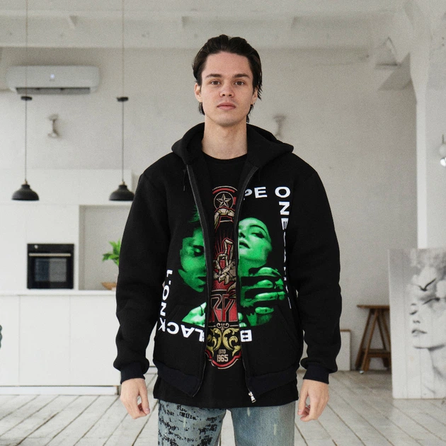 Зіппер флісовий Type O Negative (Black No 1) XL чорний