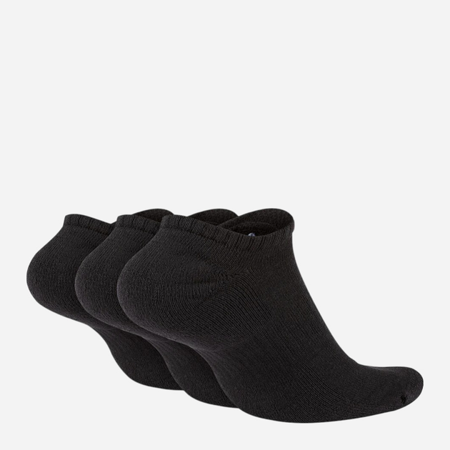 Набір чоловічих шкарпеток 3 пари Nike U Nk Everyday Cush Ns 3Pr 132 SX7673-010 46-50 (XL) Чорний (888408294456) - зображення 2