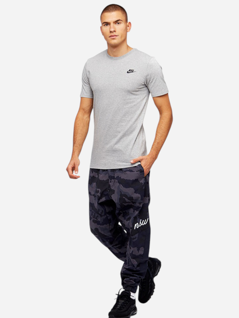 Koszulka męska bawełniana Nike M Nsw Club Tee AR4997-064 M Szara (191888618194) - obraz 3