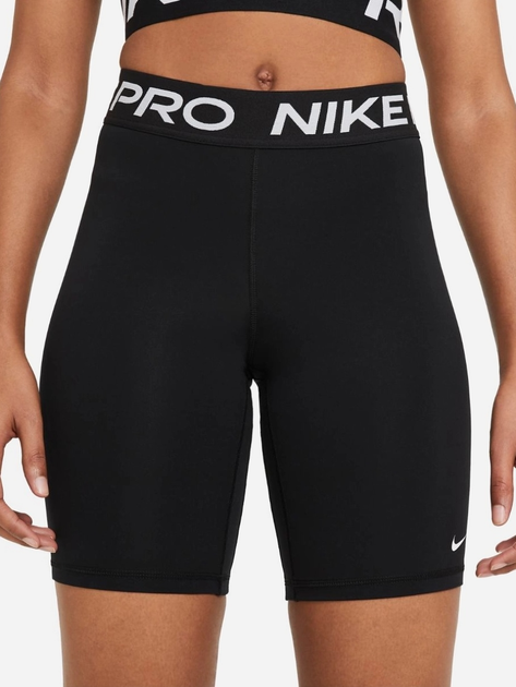 Spodenki sportowe damskie krótkie Nike W Np 365 Short 8In CZ9840-010 S Czarne (194502755206) - obraz 1