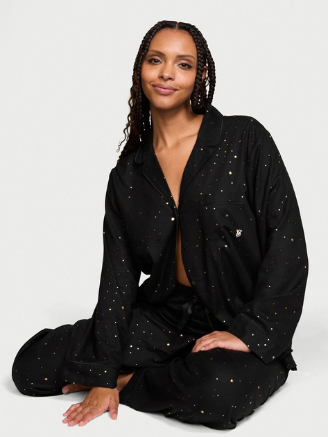Піжама (сорочка + штани) жіноча бавовняна Victoria's Secret 26926770 S Чорна від Rozetka на платформі USKIDKA Акція на Піжама (сорочка + штани) жіноча бавовняна Victoria's Secret 26926770 S Чорна від Rozetka