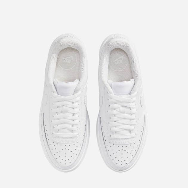Жіночі кеди низькі Nike W Court Vision Alta Ltr DM0113-100 42.5 (10.5US) Білі (195237045273) - зображення 4