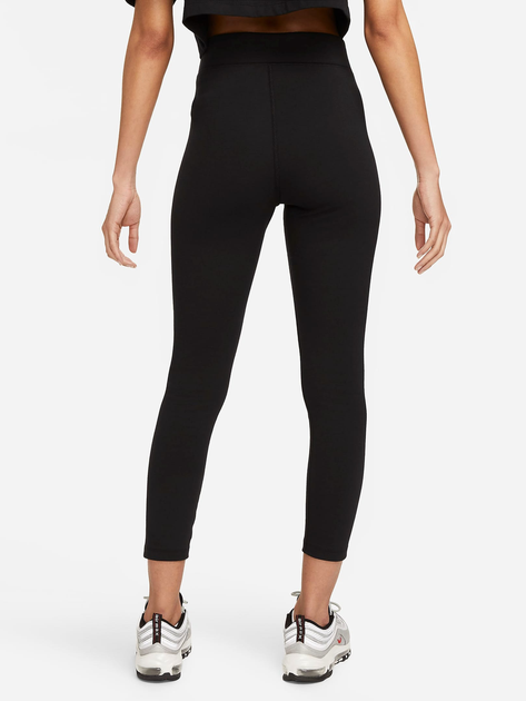 Legginsy sportowe damskie 7/8 Nike W Nsw Nk Clsc Hr 7/8 Tight Lbr DV7789-010 S Czarne (196153414679) - obraz 2