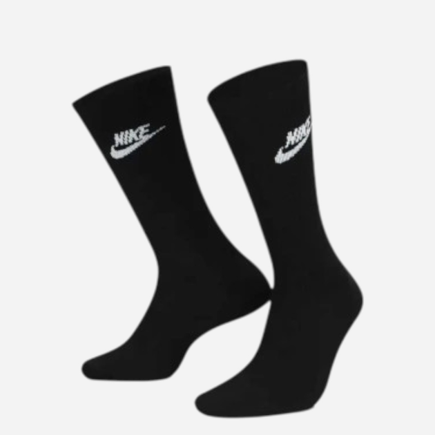 Zestaw skarpet męskich 3 pary Nike U Nk Nsw Everyday Essential Cr DX5025-010 46-50 (XL) Czarny (196148785678) - obraz 2