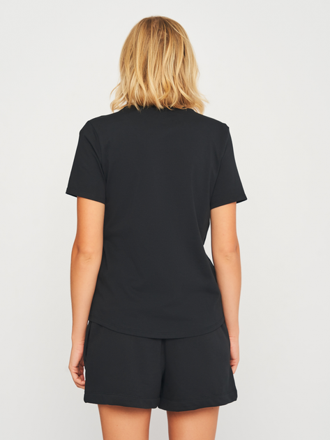 Футболка бавовняна жіноча Nike W Nsw Club Ss Tee DX7902-010 XS Чорна (196153998964) - зображення 2