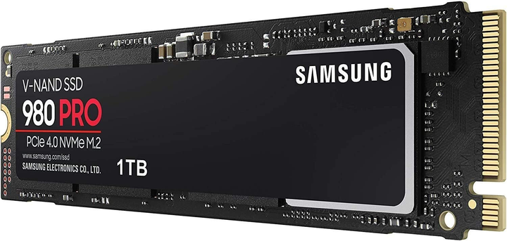 Накопитель SSD 1ТB Samsung 980 PRO M.2 2280 PCIe 4.0 x4 NVMe V-NAND MLC (MZ-V8P1T0BW) - изображение 3