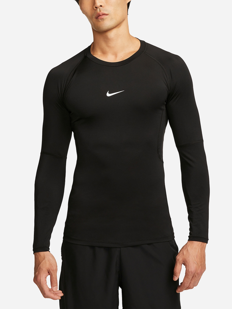 Рашгард чоловічий Nike M Np Df Tight Top Ls FB7919-010 XL Чорний (196608737315) - зображення 1