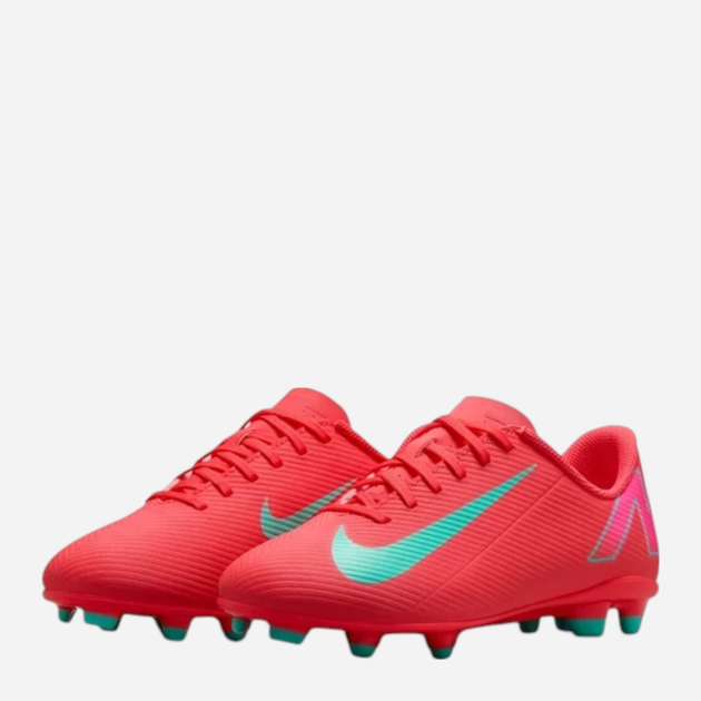 Buty piłkarskie korki młodzieżowe chłopięce Nike Jr Vapor 16 Club Fg/Mg FQ8286-800 35 (3YUS) Czerwone (197859028849) - obraz 2
