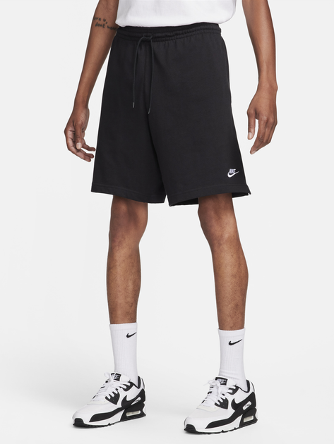 Шорти бавовняні короткі чоловічі Nike M Nk Club Knit Short FQ4359-010 S Чорні (196974904168) - зображення 3