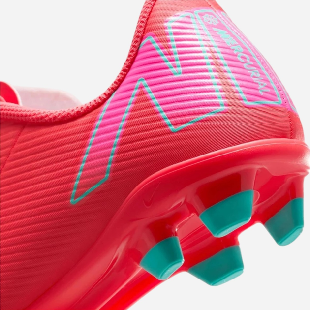 Buty piłkarskie korki młodzieżowe chłopięce Nike Jr Vapor 16 Club Fg/Mg FQ8286-800 36 (4YUS) Czerwone (197859018147) - obraz 8
