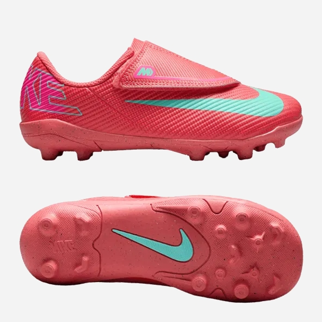 Дитячі бутси для хлопчика Nike Jr Vapor 16 Club Mg Ps (V) FQ8290-800 27.5 (10.5CUS) Червоні (197859012701) - зображення 5