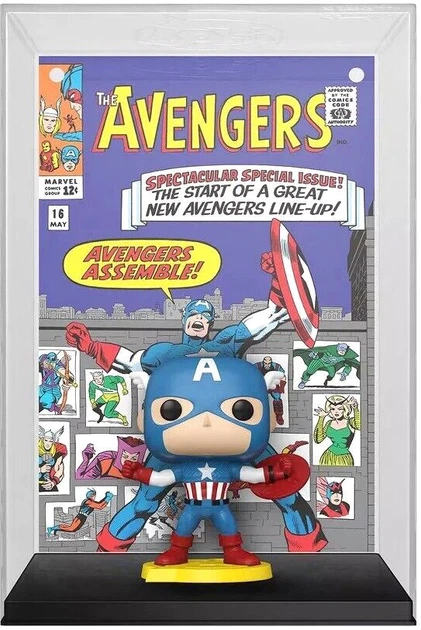 Figurka Funko Pop Comic Cover Marvel Avengers #16 1 szt 74134 (889698741347) - obraz 2