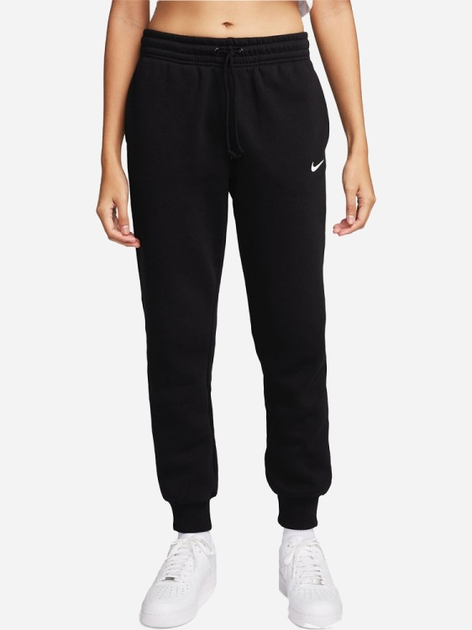 Спортивні штани на флісі жіночі Nike W Nsw Phnx Flc Mr Pant Std FZ7626-010 XS Чорні (196977196416) - зображення 1