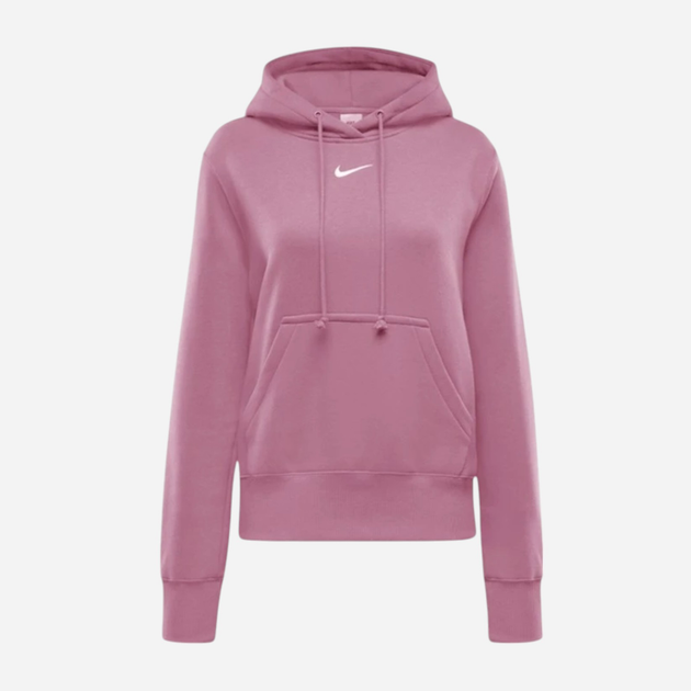 Худі тепле жіноче Nike W Nsw Phnx Flc Std Po Hoodie HF6839-699 M Рожеве (197859620937) - зображення 4