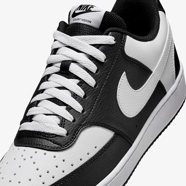 Sneakersy męskie Nike Court Vision Lo HM9862-001 40 (7US) Czarne (197601453035) - obraz 6