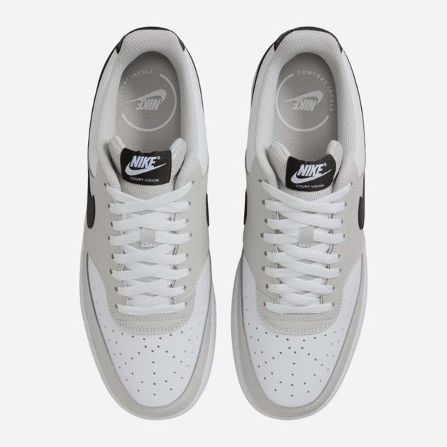 Чоловічі кеди низькі Nike Court Vision Lo HV0927-097 41 (8US) Сірі (197602480856) - зображення 5