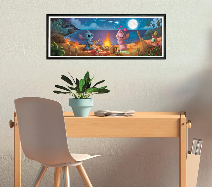 Puzzle Clementoni Panorama Compact Disney Stitch 1000 elementów 37061 (8005125370610) - obraz 4