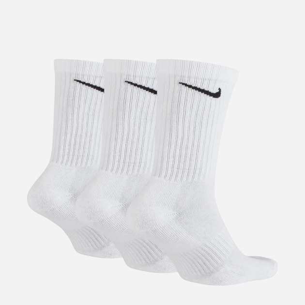 Zestaw skarpet męskich 3 pary Nike U Nk Everyday Csh Crw 3Pr 132 SX7664-100 38-42 (M) Biały (888407233876) - obraz 2