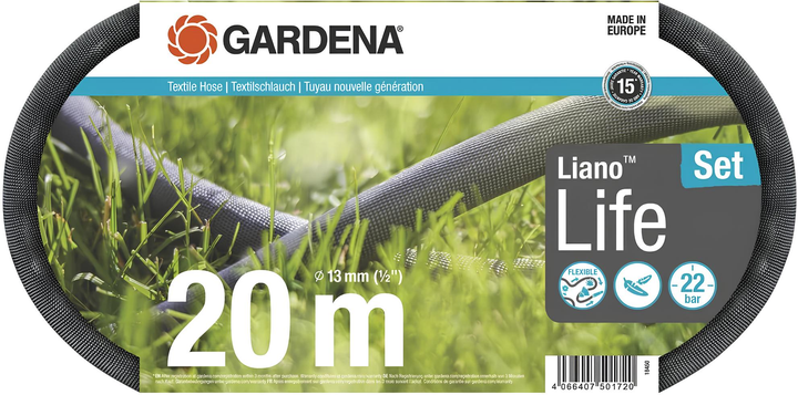Шланг Gardena Liano Life 13 мм 20 м (18450-20) - зображення 3