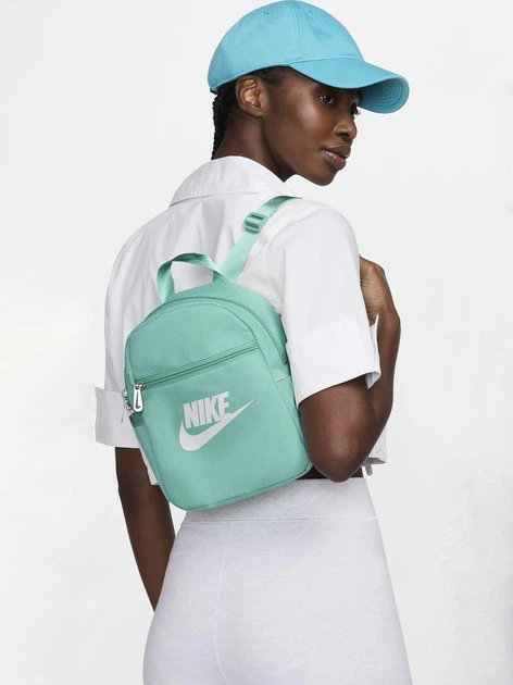 Рюкзак женский 6 л Nike W NSW Futura 365 Mini BKPK CW9301-300 Бирюзовый (197594874428) - Фото 2 Рюкзак женский 6 л Nike W NSW Futura 365 Mini BKPK CW9301-300 Бирюзовый (197594874428) - изображение 2