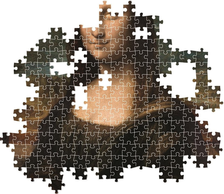 Puzzle Clementoni Museum Leonardo Gioconda 1000 elementów 37085 (8005125370856) - obraz 3