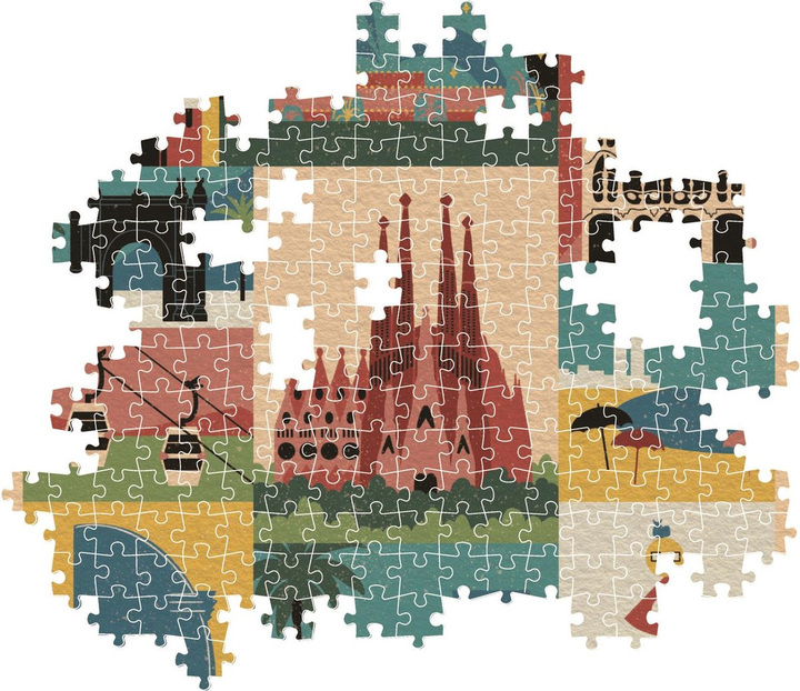 Пазл Clementoni Style in the City: Барселона 1000 елементів 39847 (8005125398478) - зображення 3
