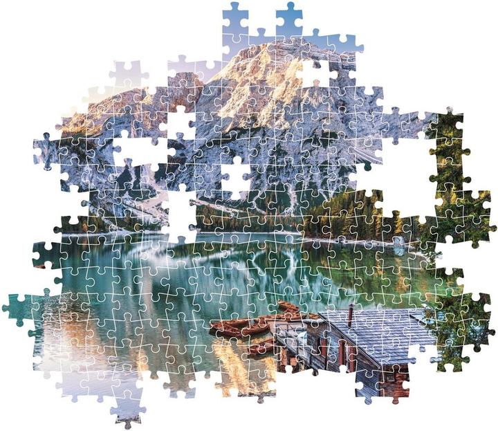 Puzzle Clementoni High Quality Emerald Lake Braies 1000 elementów 39887 (8005125398874) - obraz 3