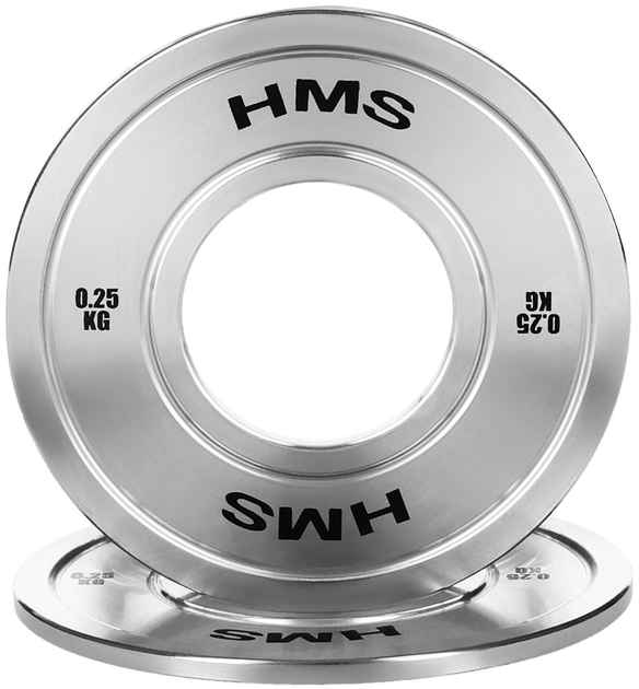 Олімпійська пластина HMS TOS02 калібрована сталева 0.25 кг (5907695511710) - зображення 3
