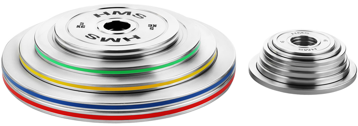Talerz olimpijski HMS TOS12 kalibrowany stalowy 1.25 kg (5907695511741) - obraz 9