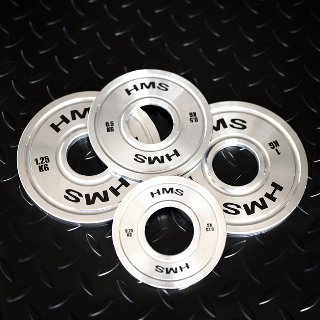 Talerz olimpijski HMS TOS15 kalibrowany stalowy 1.5 kg (5907695511758) - obraz 4