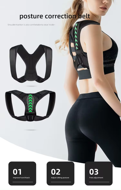 Регулируемый Корректор осанки Toelab M159 от Сколиоза и Сутулости Univerpinknylon - ортопедический Корсет Бандаж для Спины размер: S (4024352) - изображение 7