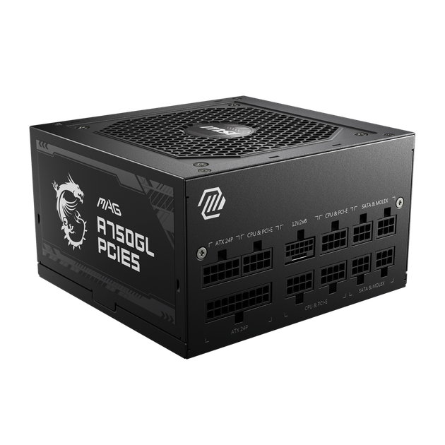 Блок живлення MSI A750GL 750W (MAG A750GL PCIE5) - зображення 3