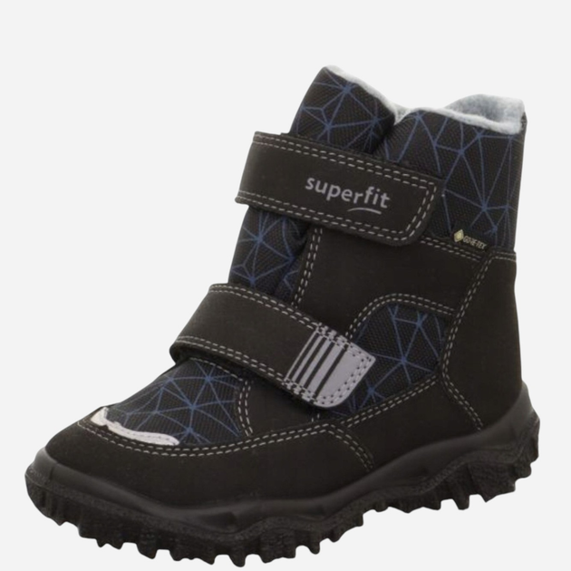 Śniegowce młodzieżowe chłopięce ocieplane Superfit Husky 1-006080-0000 40 Czarny/Jasnoszary (9010159447770) - obraz 3
