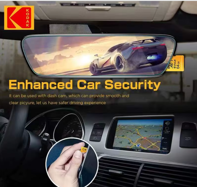 Карта памяти micro SD Kodak 32Gb U3 A1 class 10 V 30 - Фото 3 Карта памяти micro SD Kodak 32Gb U3 A1 class 10 V 30 - изображение 3