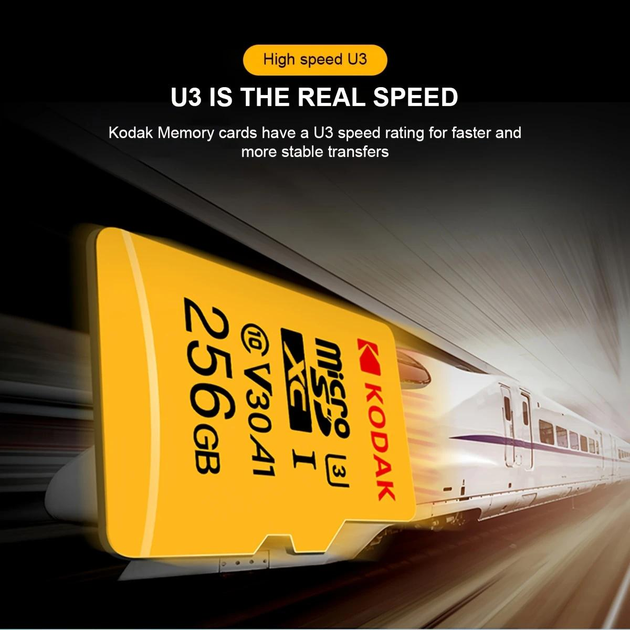 Карта памяти Kodak microSDXC Ultra 256GB Class 10 UHS-I A1 - изображение 4