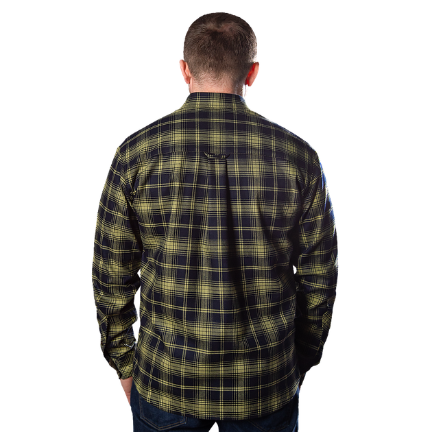 Рубашка “Буревій” (Logo Tan) Lime Green/Navy (8659), S - зображення 2