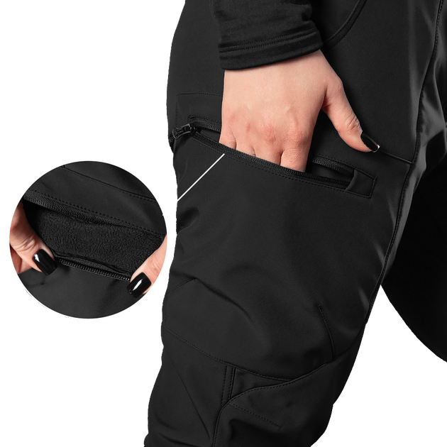 Штани Camotec Pani SoftShell чорний 3XL (8486(3XL)) - зображення 4