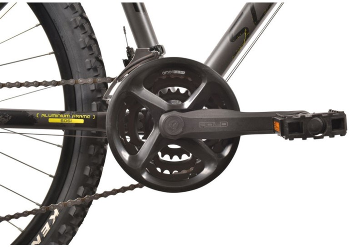 Гірський велосипед MTB Denver Scrapper XC3.2 LTD 26 21s 16" Silver-Yellow (RD26M2166UFD02.22008) - зображення 3