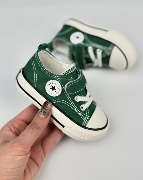 Кеды для детей Kimboo Зеленый (W2383-1L green (22 (14 см)) - изображение 3