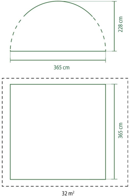 Тент-намет Coleman Dome Shelter L 3.65 x 3.65 м (2000025127) - зображення 6