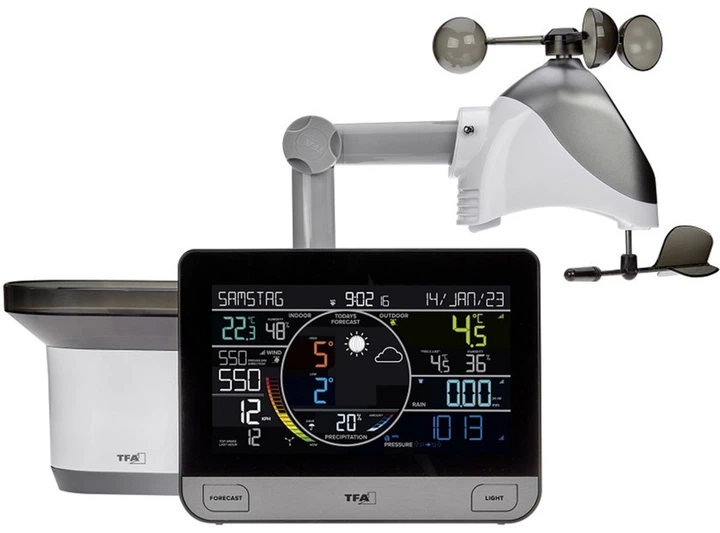 Метеостанція TFA VIEW PRO 35800301 з WiFi - Фото 1 Метеостанція TFA VIEW PRO 35800301 з WiFi - зображення 1