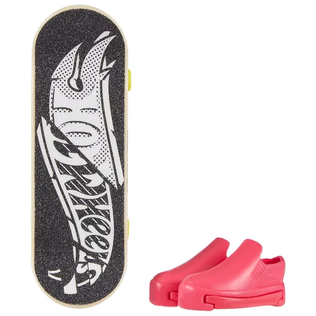Zestaw zabawkowy Hot Wheels Deskorolka GRINDIN' GLAZE + buty do jazdy palcami HVK07 (0194735206056) - obraz 3