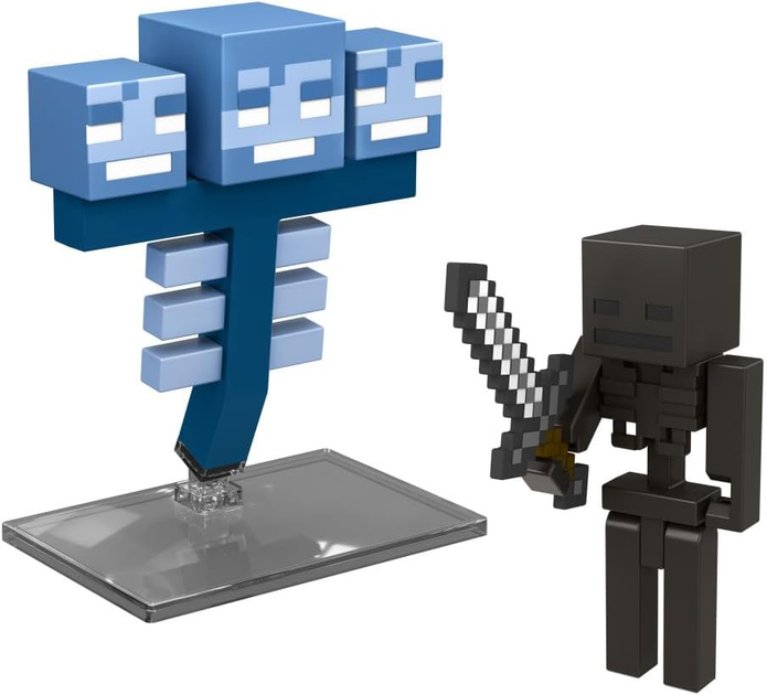 Фігурки Mattel Minecraft Deluxe Wither & Wither Skeleton HTL91 (0194735193752) - зображення 3