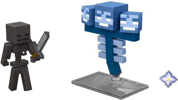Фігурки Mattel Minecraft Deluxe Wither & Wither Skeleton HTL91 (0194735193752) - зображення 5