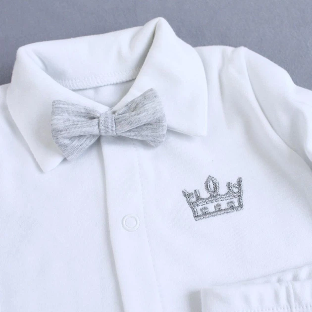 Одежда для крещение мальчика 56 см. белый KD12-Korona-White-18 Ladan - Фото 2 Одежда для крещение мальчика 56 см. белый KD12-Korona-White-18 Ladan - изображение 2