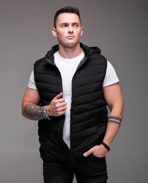 Жилетка R.A. Insulated Vest Black 2324-56 - Фото 4 Жилетка R.A. Insulated Vest Black 2324-56 - зображення 4