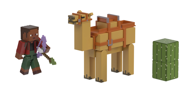 Figurki Mattel Minecraft Deluxe Noor & Camel HTL92 (0194735193721) - obraz 7