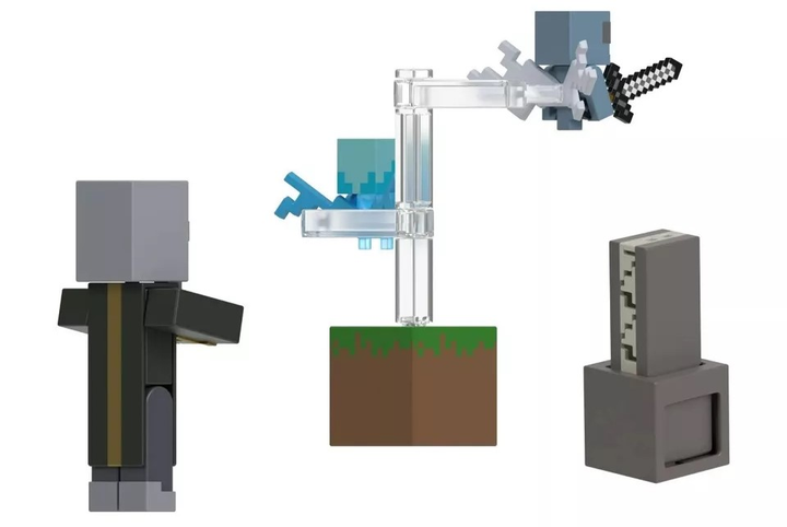 Фігурки Mattel Minecraft Deluxe Evoker & Magic Mobs HTN19 (0194735194414) - зображення 4