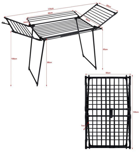 Suszarka na pranie ModernHome by Multistore G-681 (5904265076815) - obraz 7